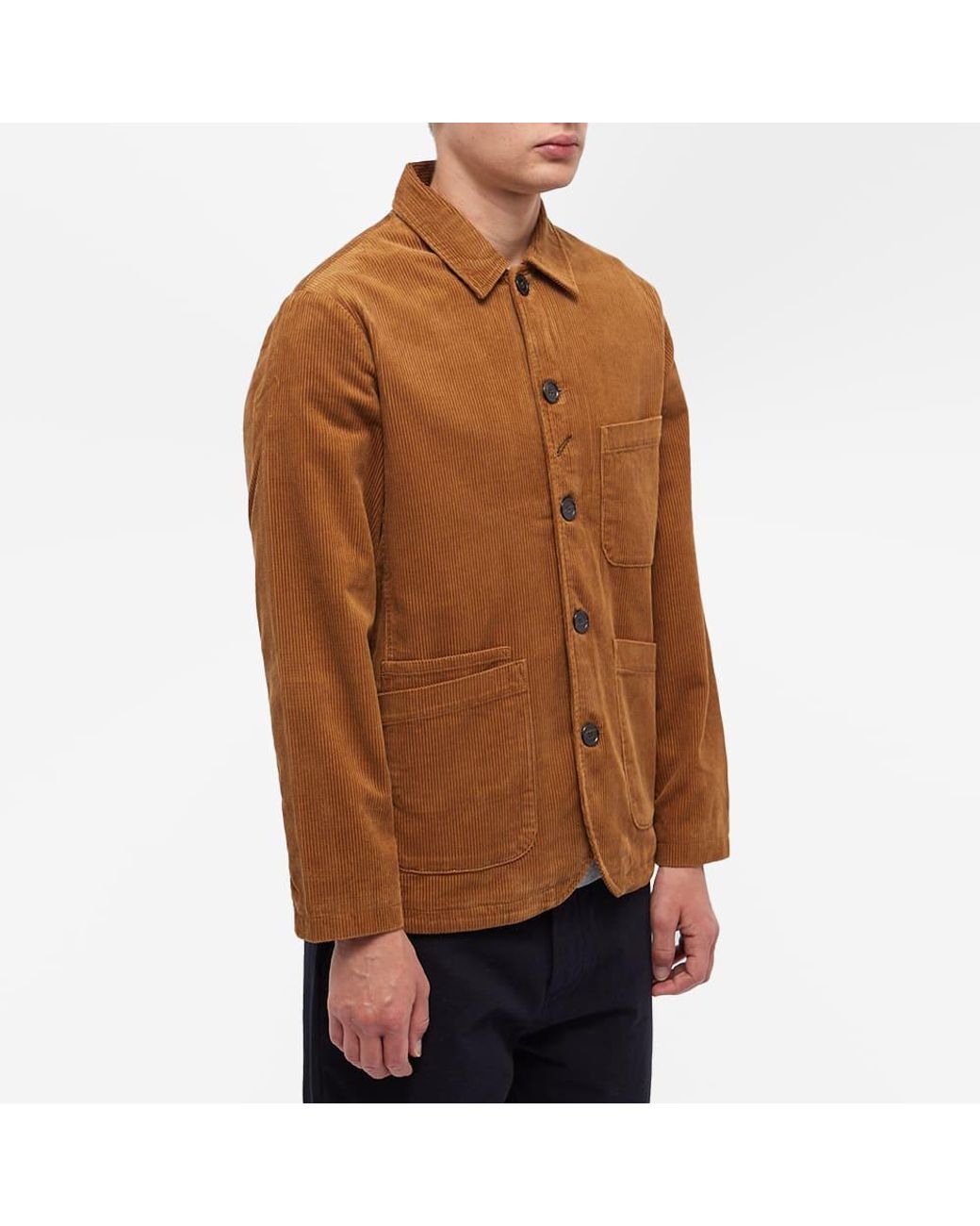 Universal works cord store bakers jacket