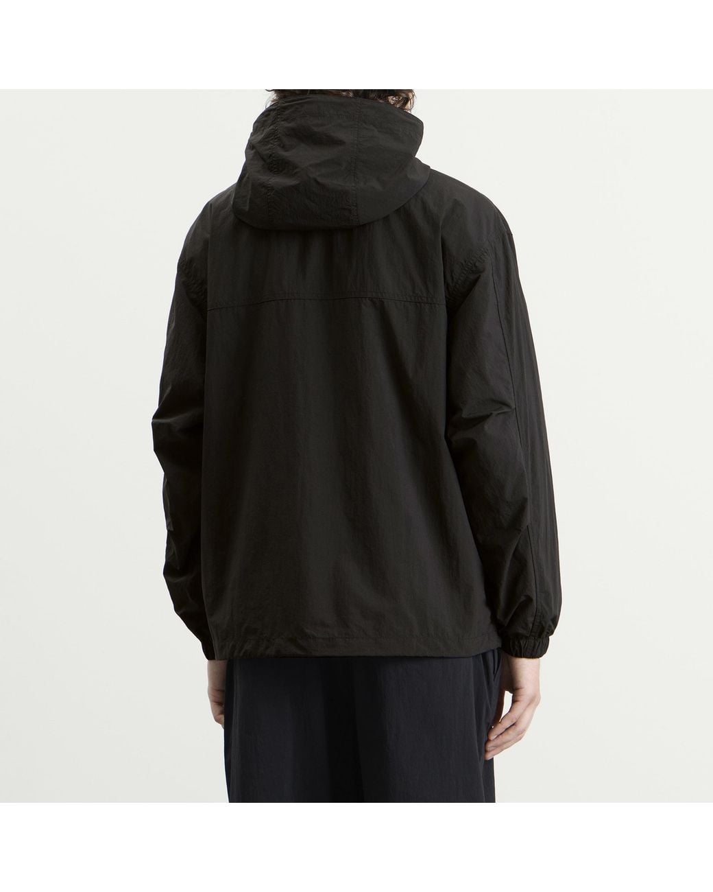Snow Peak Black Nylon Double Rip Jacket for men