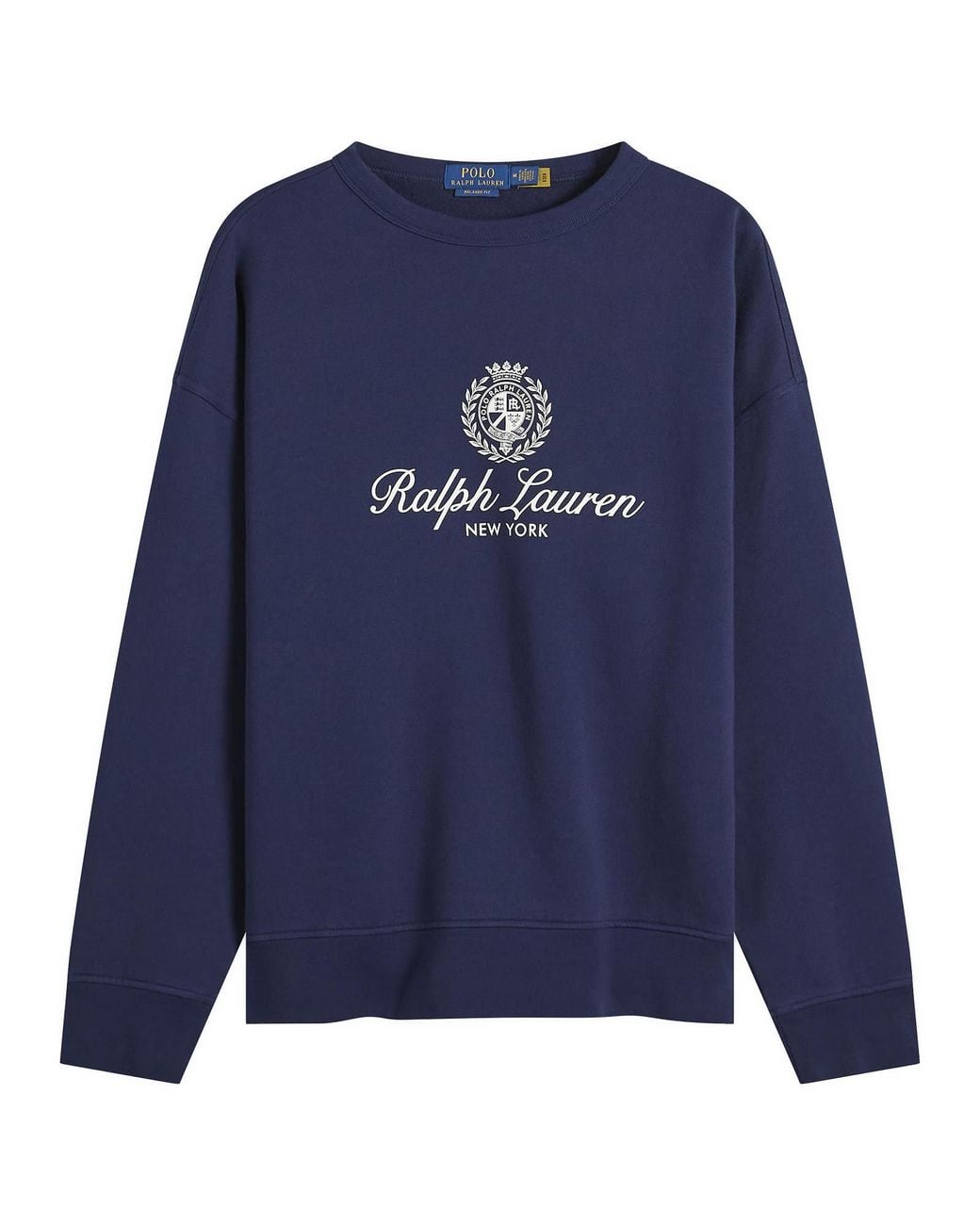 Polo Ralph Lauren Blue Crest Logo Sweatshirt for men