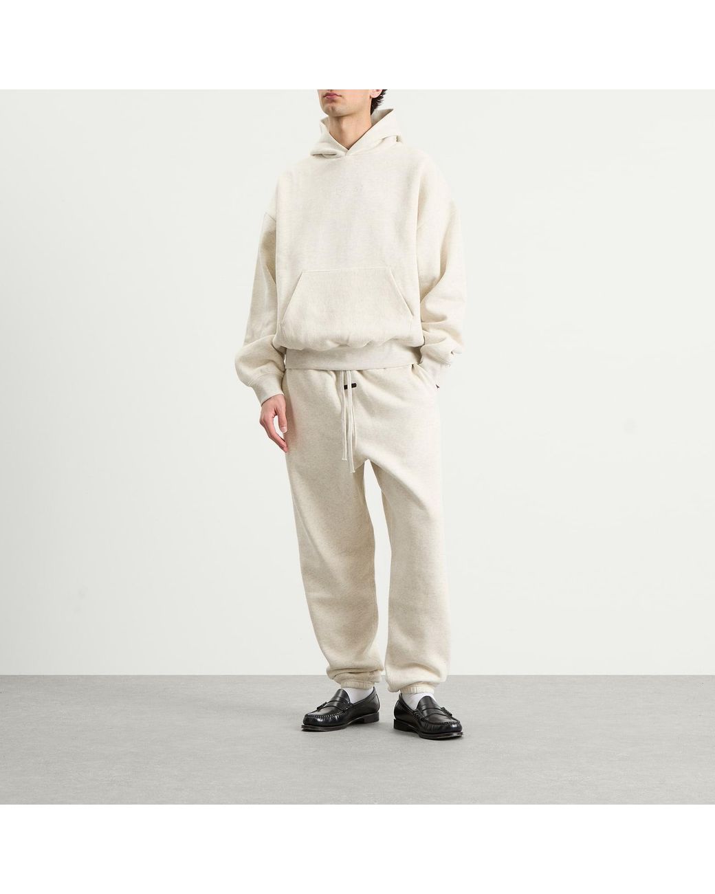 Fear Of God White Signature Classic Hoodie for men