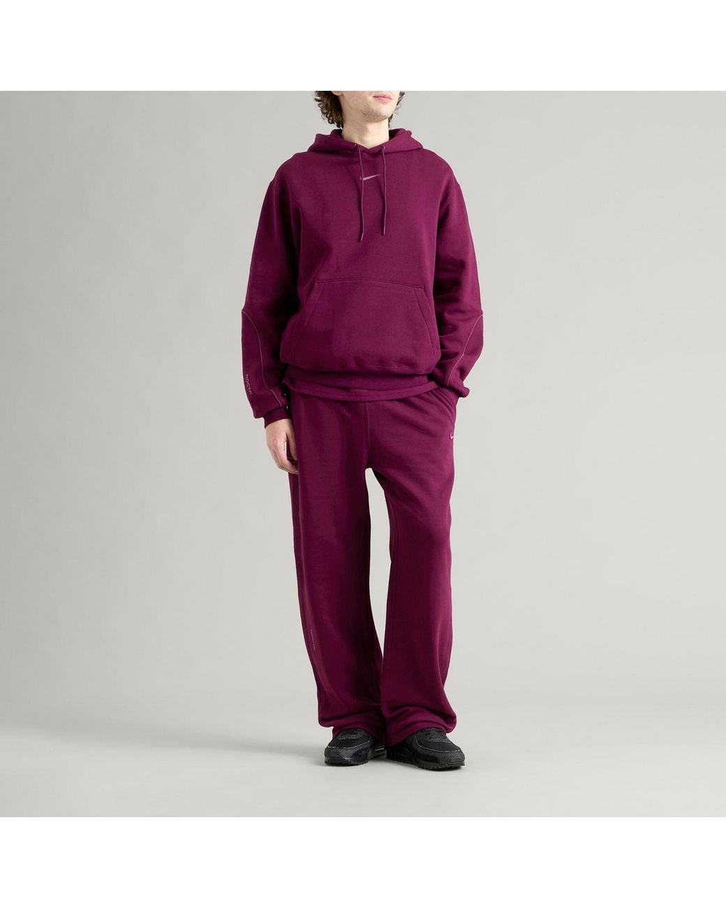 Nike Purple X Nocta Cardinal Stock Hoodie for men