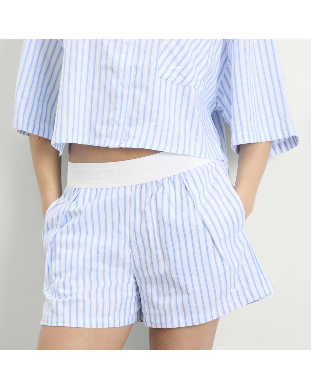 Nike Blue Stripe Shorts