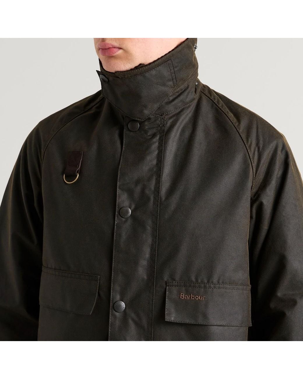 Barbour Black Sl Spey Wax Jacket for men