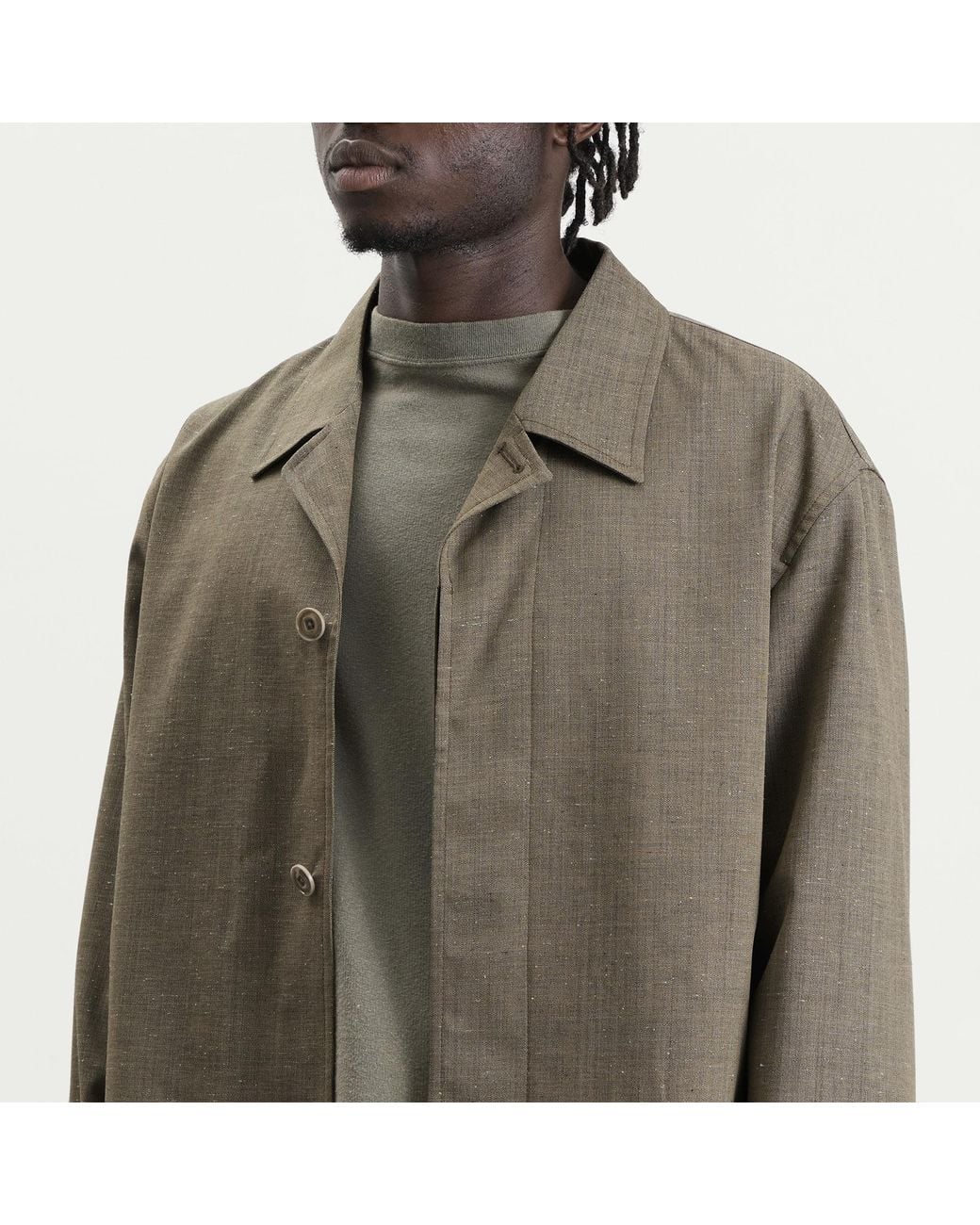 Our Legacy Green Flowy Fleck Wool Pack Blazer for men