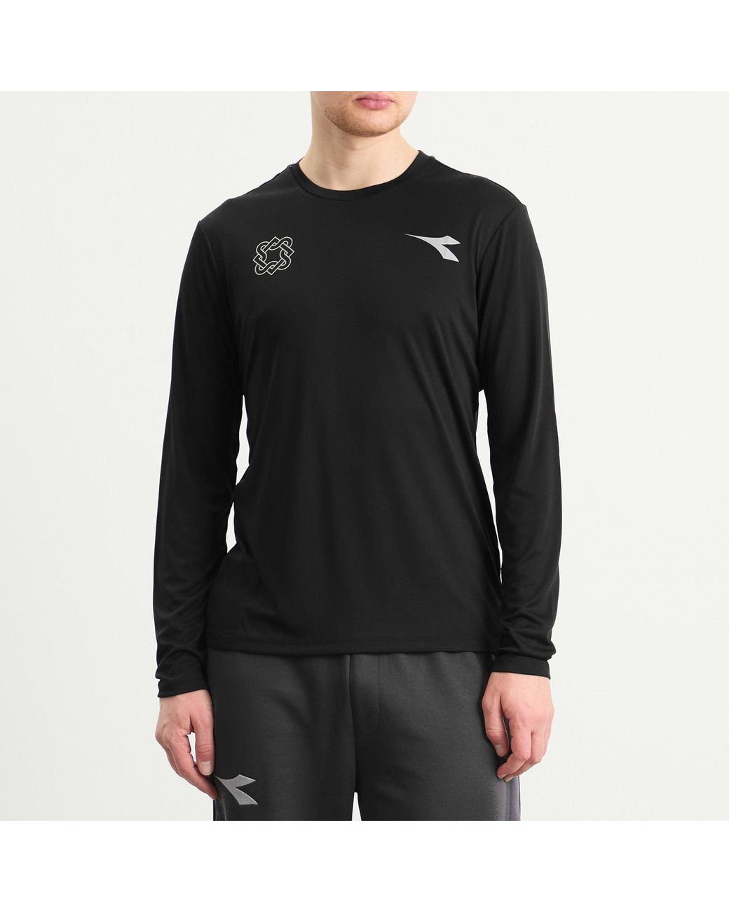Diadora Black X Lack Of Guidance Graphic T-Shirt for men
