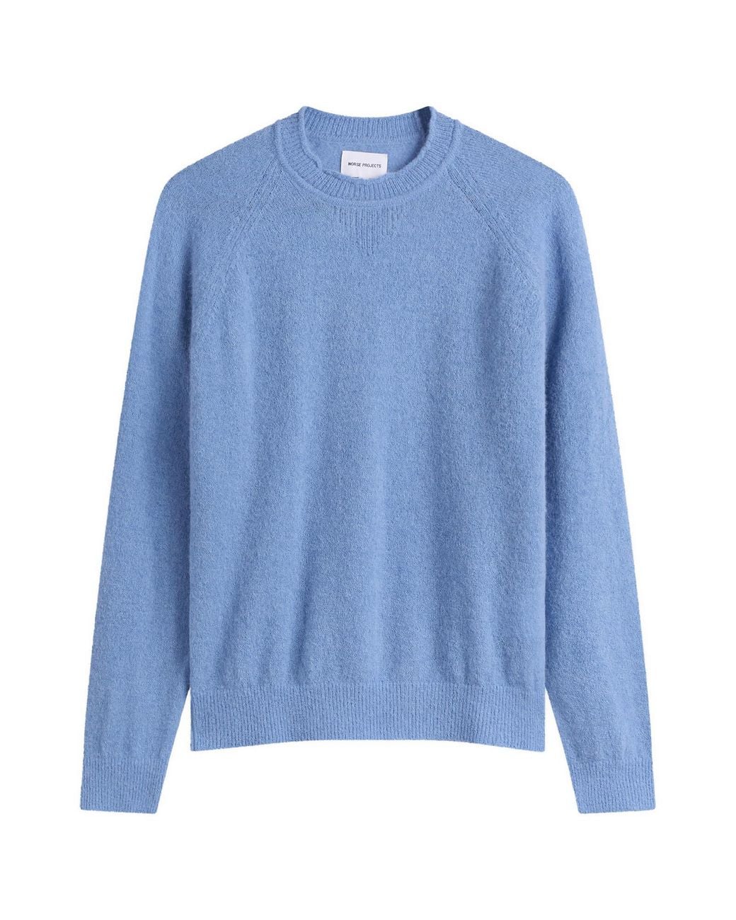 Norse Projects Blue Skogafoss Baby Alpaca Jumper for men
