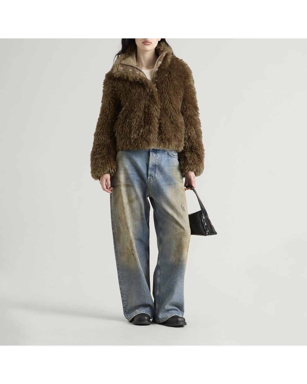 Samsøe & Samsøe Green Samedda Curly Bomber Jacket