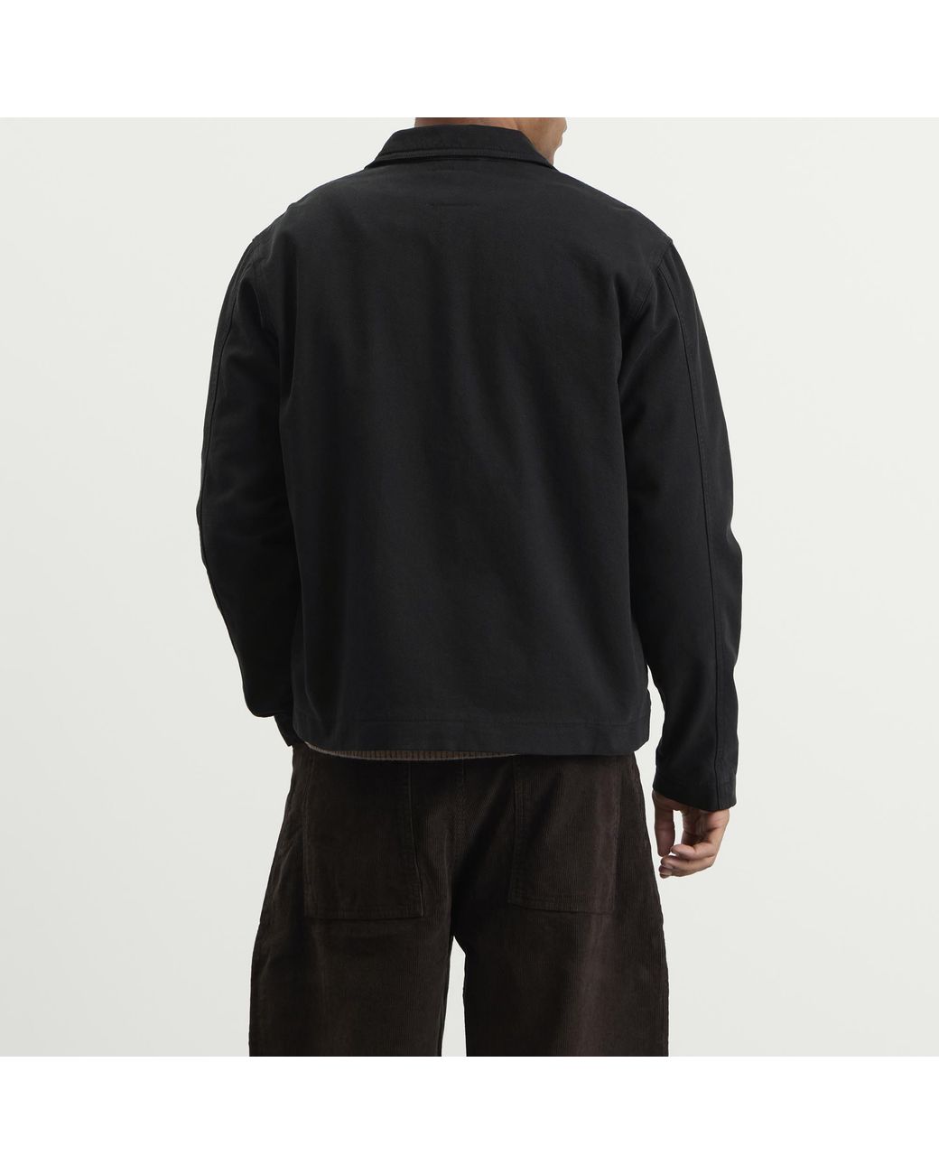 YMC Black Garment Dyed Bay City Jacket for men