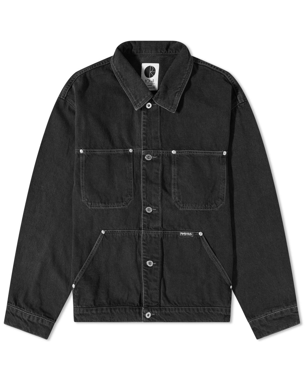 POLAR SKATE Patrik Denim Jacket in Black for Men | Lyst Canada