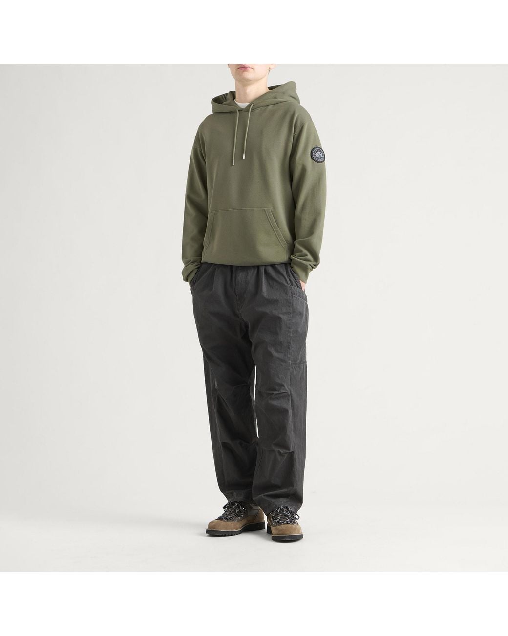 Canada Goose Green Loon Hoody Disc for men