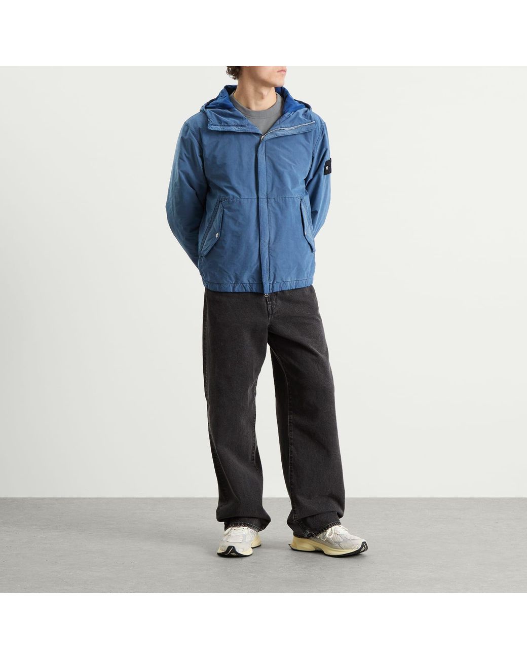 Stone Island David Light-Tc Jacket in Blue for Men | Lyst
