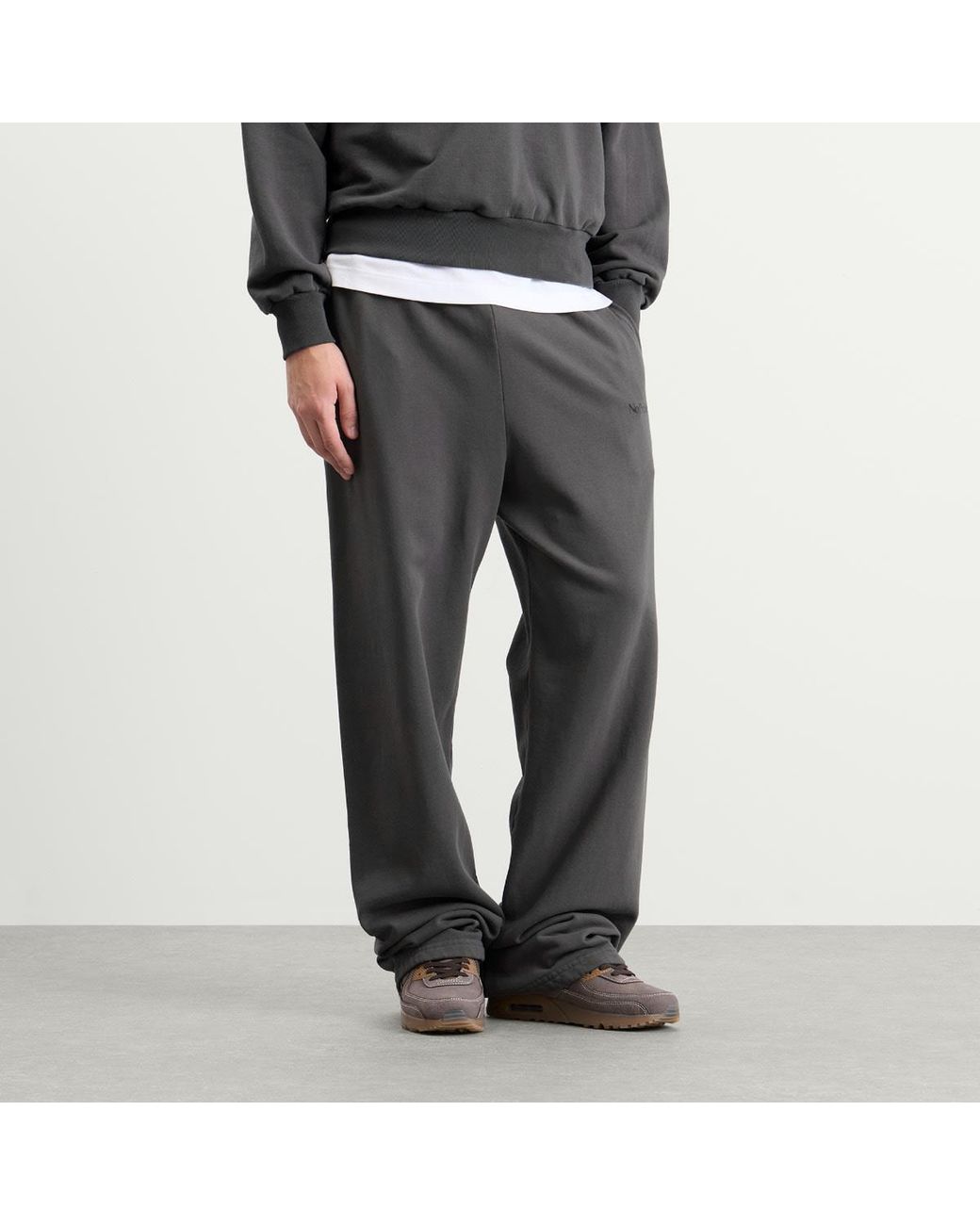 No Problemo Gray Mini Problemo Straight Sweatpant for men