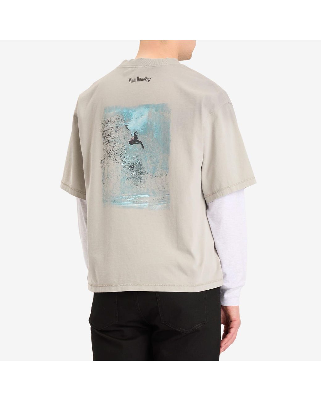 Won Hundred White Houston Surf T-Shirt for men