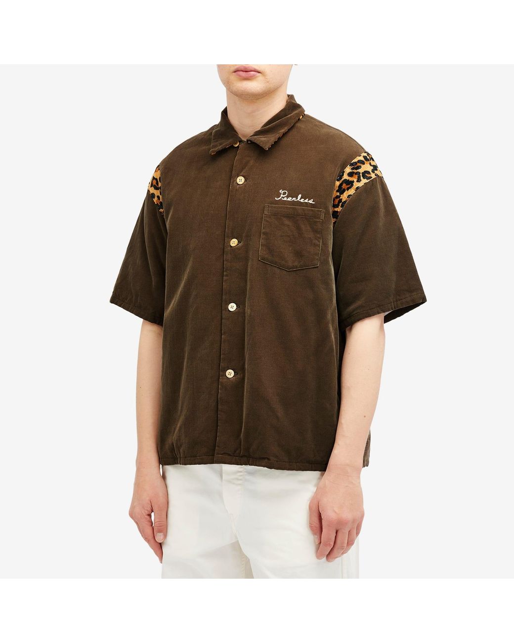 Visvim Wallis Down Shirt in Brown for Men | Lyst UK