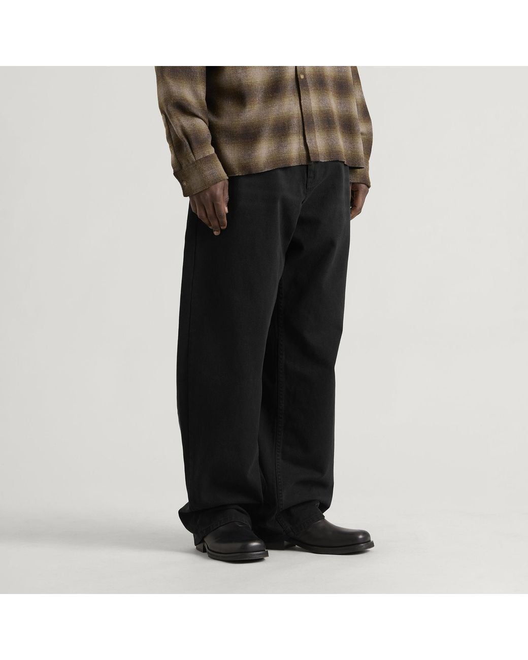Willy Chavarria Black True Bad Boy Denim Jean for men