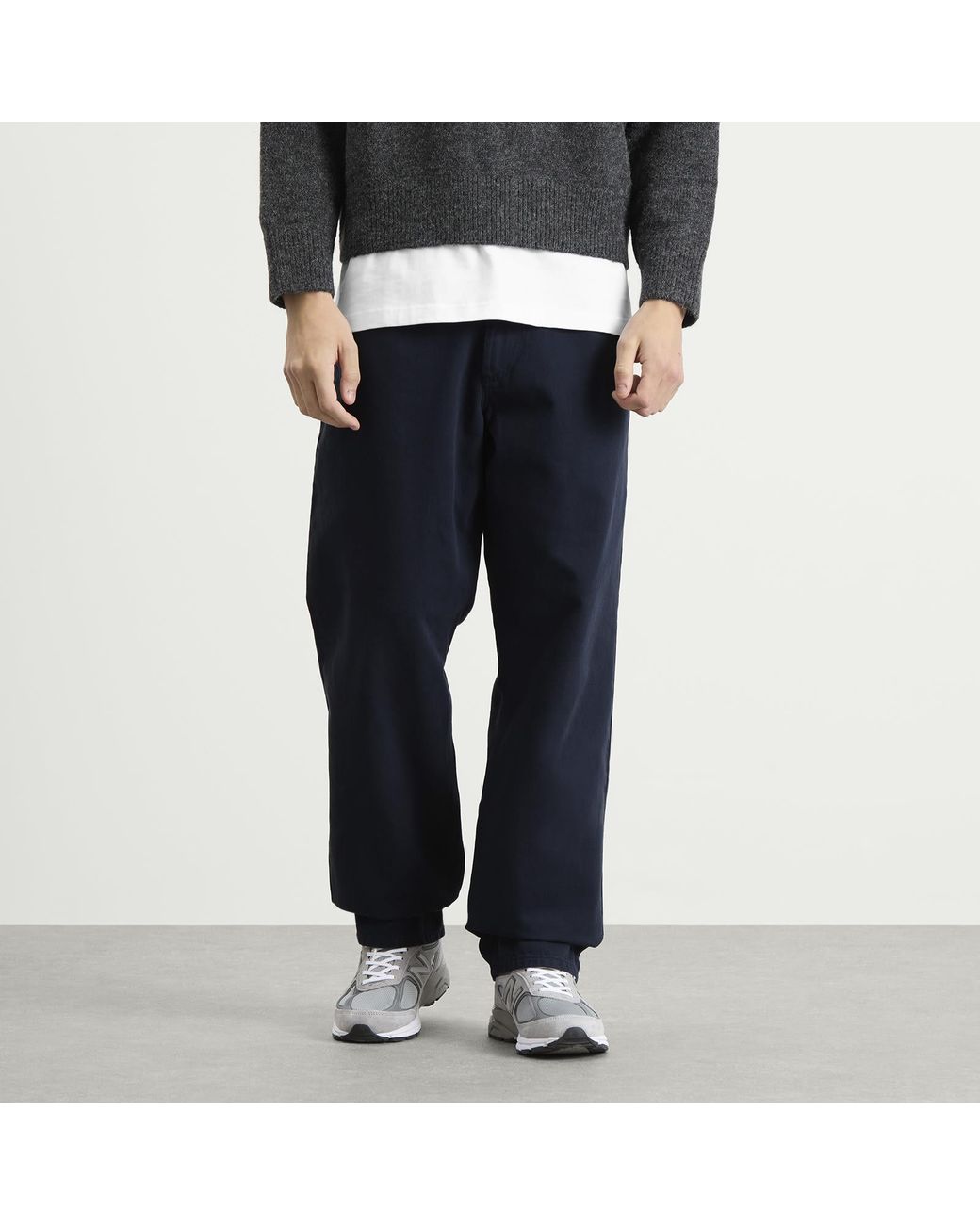 Forét Blue Clay Twill Trousers for men