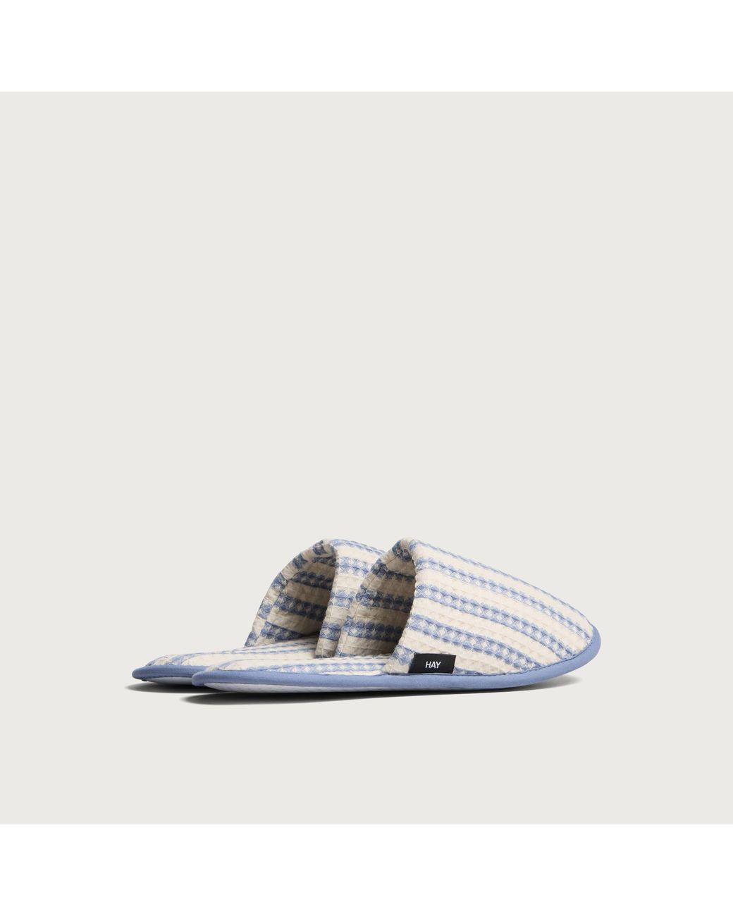 Hay White Waffle Slippers