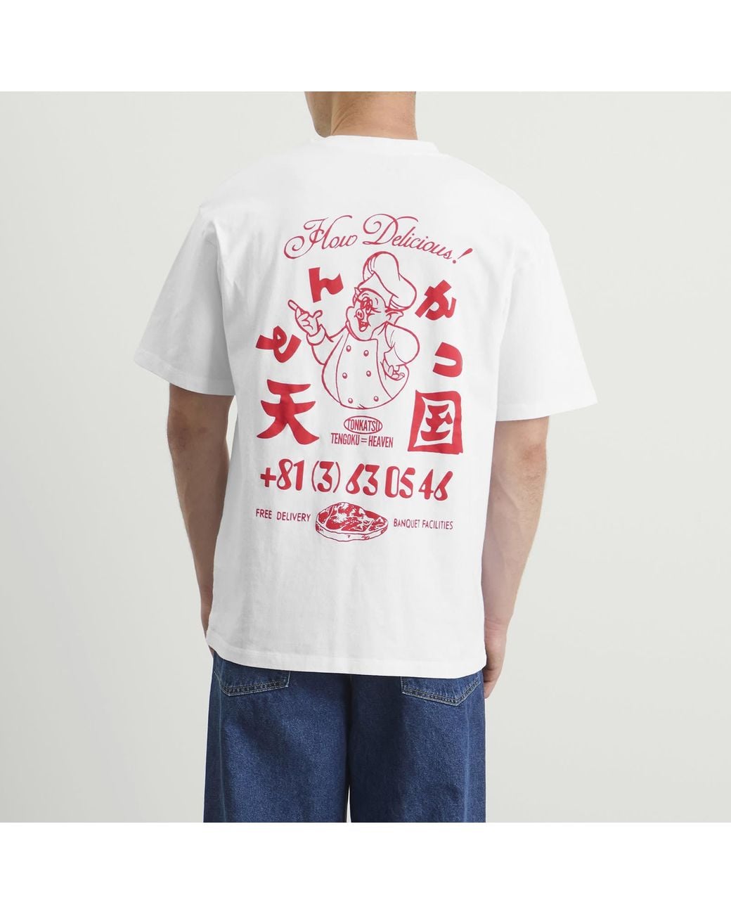 Edwin White Tonkatsu T-Shirt for men
