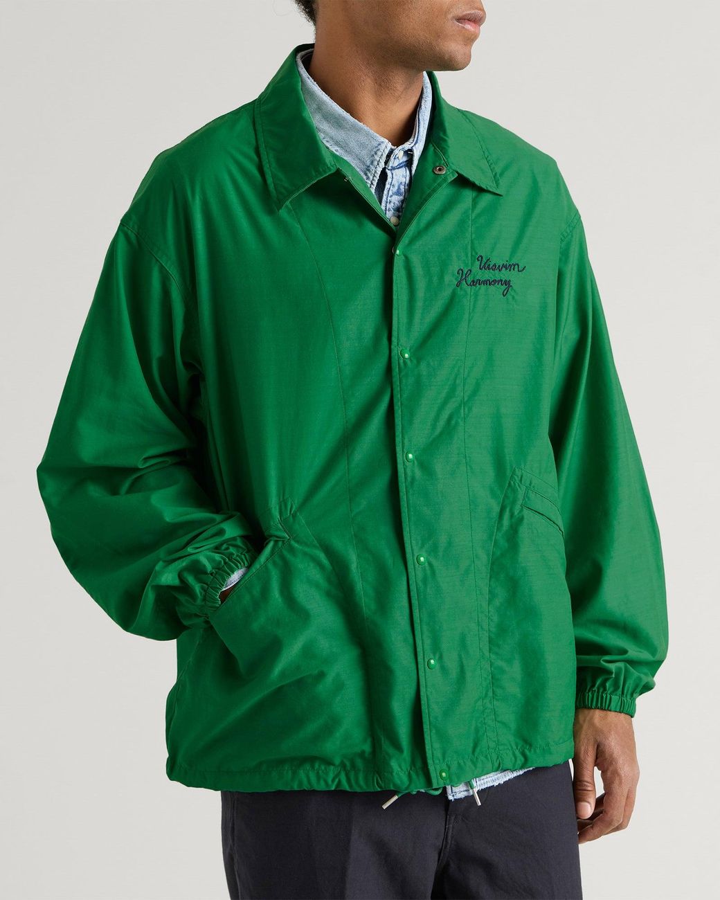 Visvim Green Windfall Coach Jacket for men