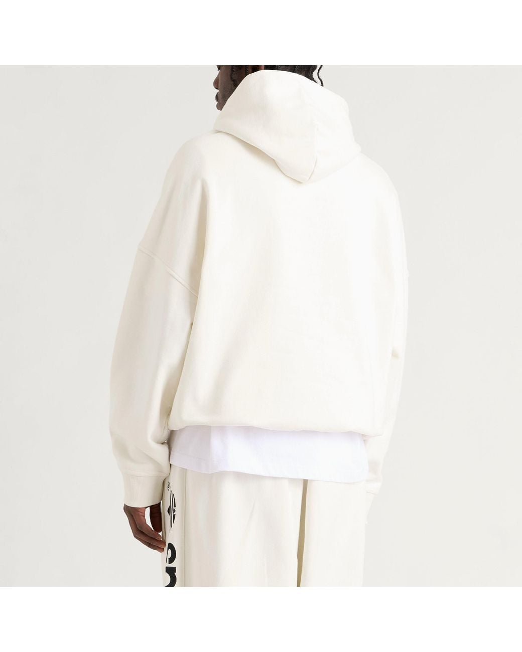 Adidas White Block Hoody for men