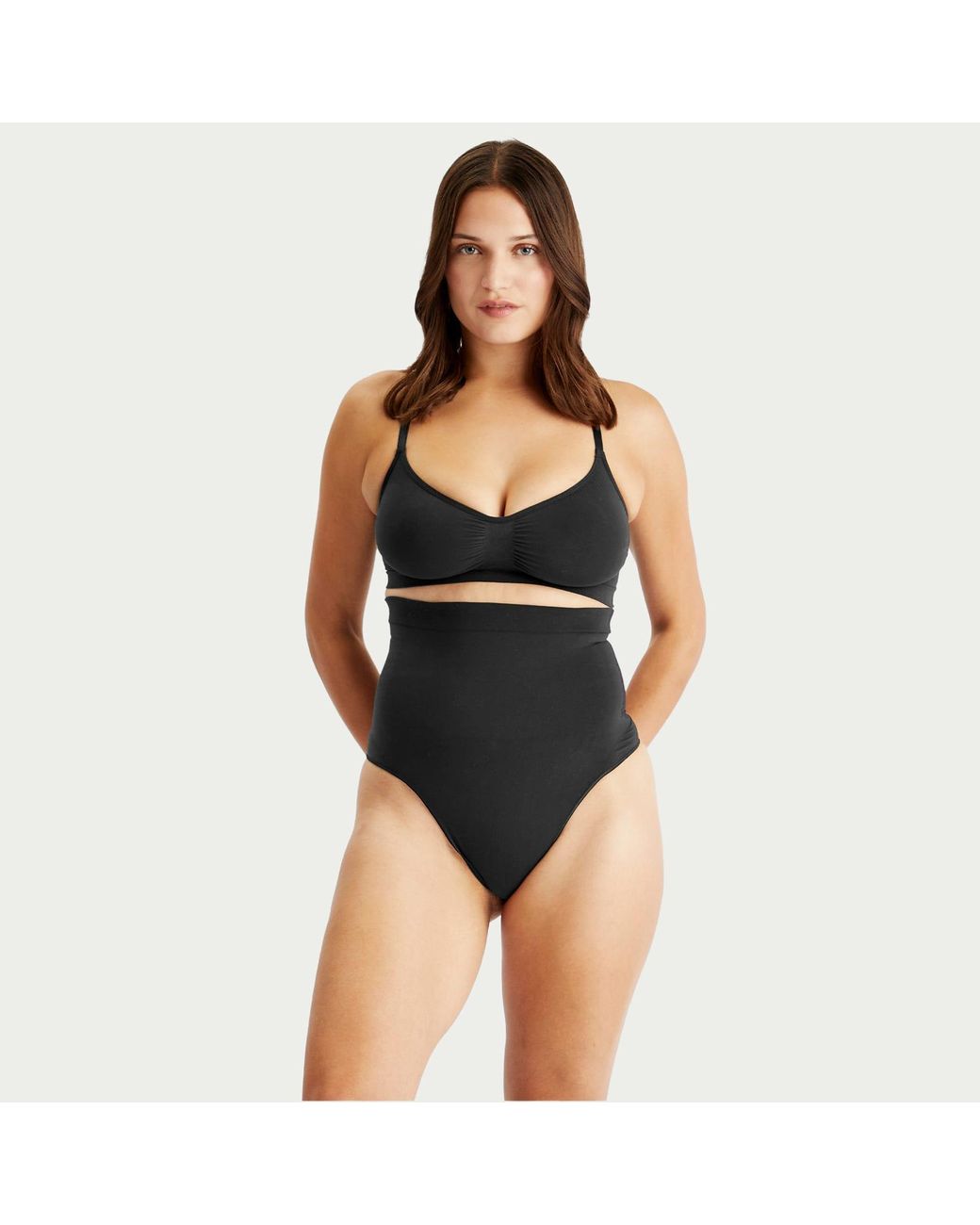 Skims Black Seamless Sculpt Bralette
