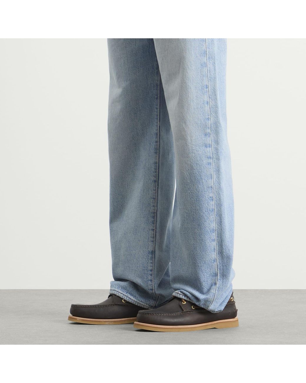 Timberland Brown 3-Eye Boat Shoe for men