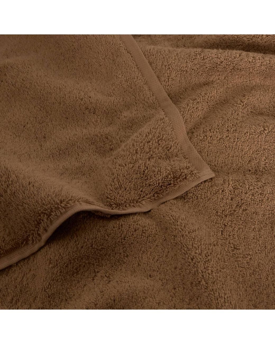 Tekla Brown Organic Terry Bath Towel