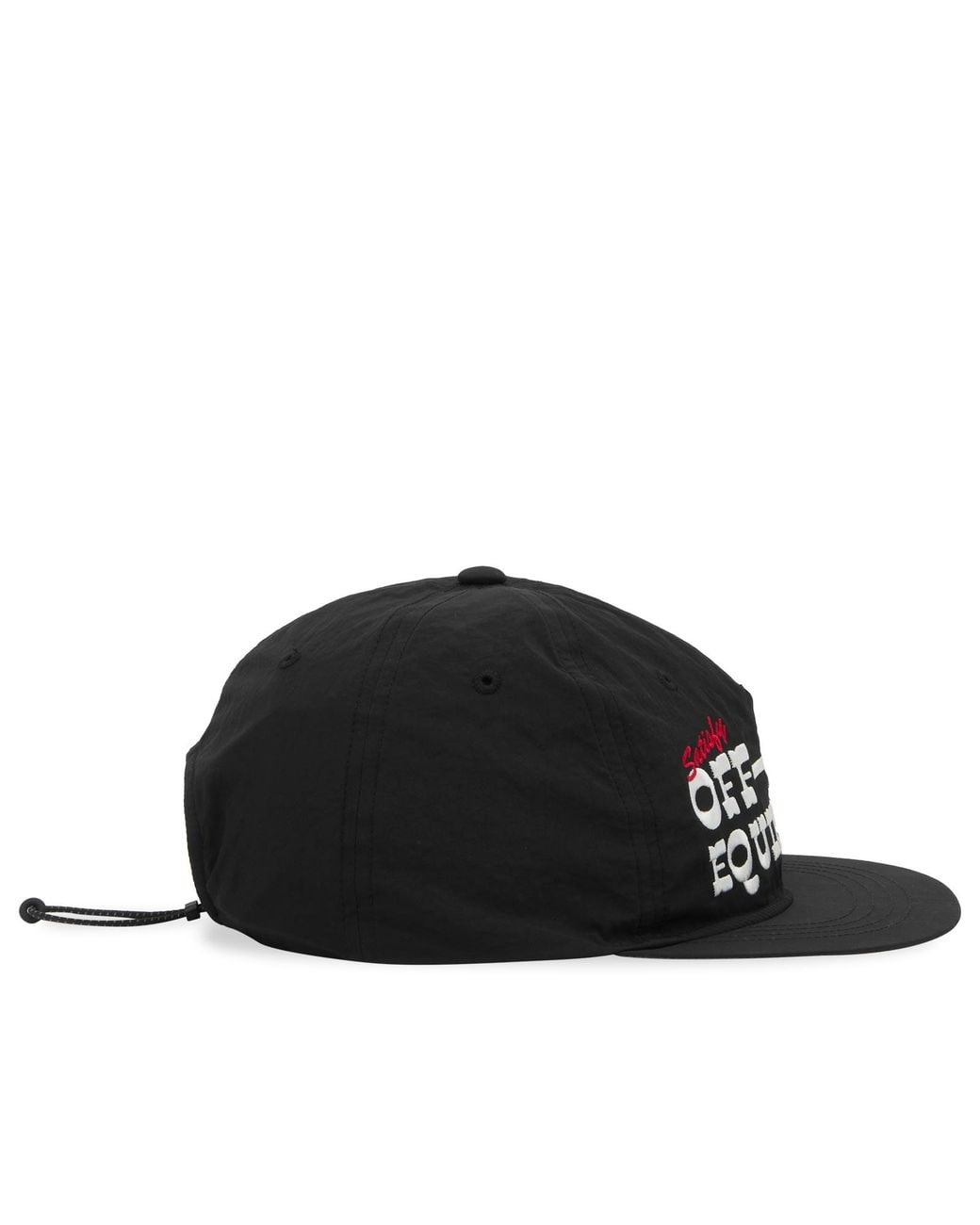 Satisfy Black Flitesilk 5 Panel Pinch Cap for men
