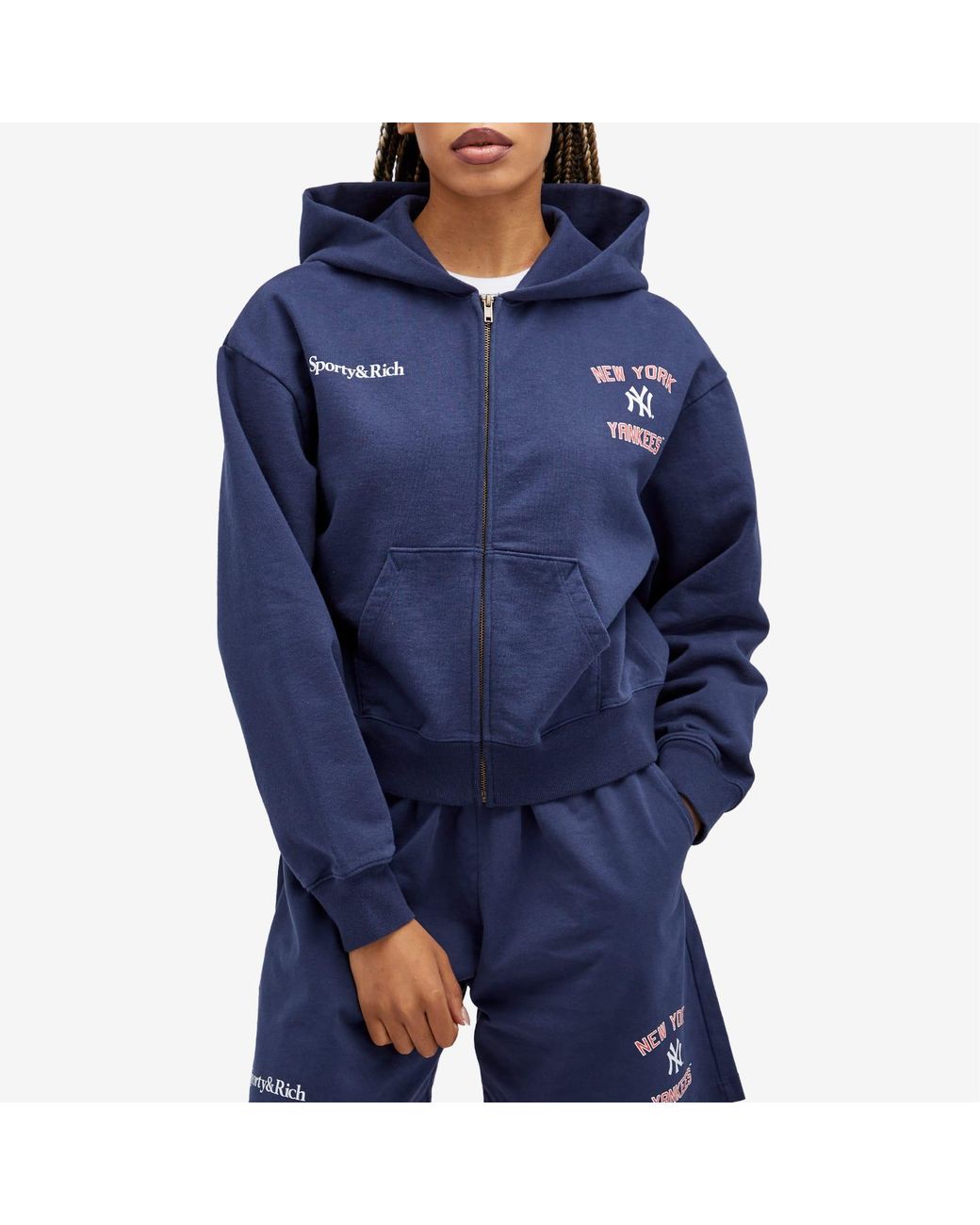 Sporty&Rich｜HOODIES/SWEATS (H&W Club Cropped Hoodie - C Sporty & Rich New York NY Tennis Club Cropped Hoodie 'Kelly