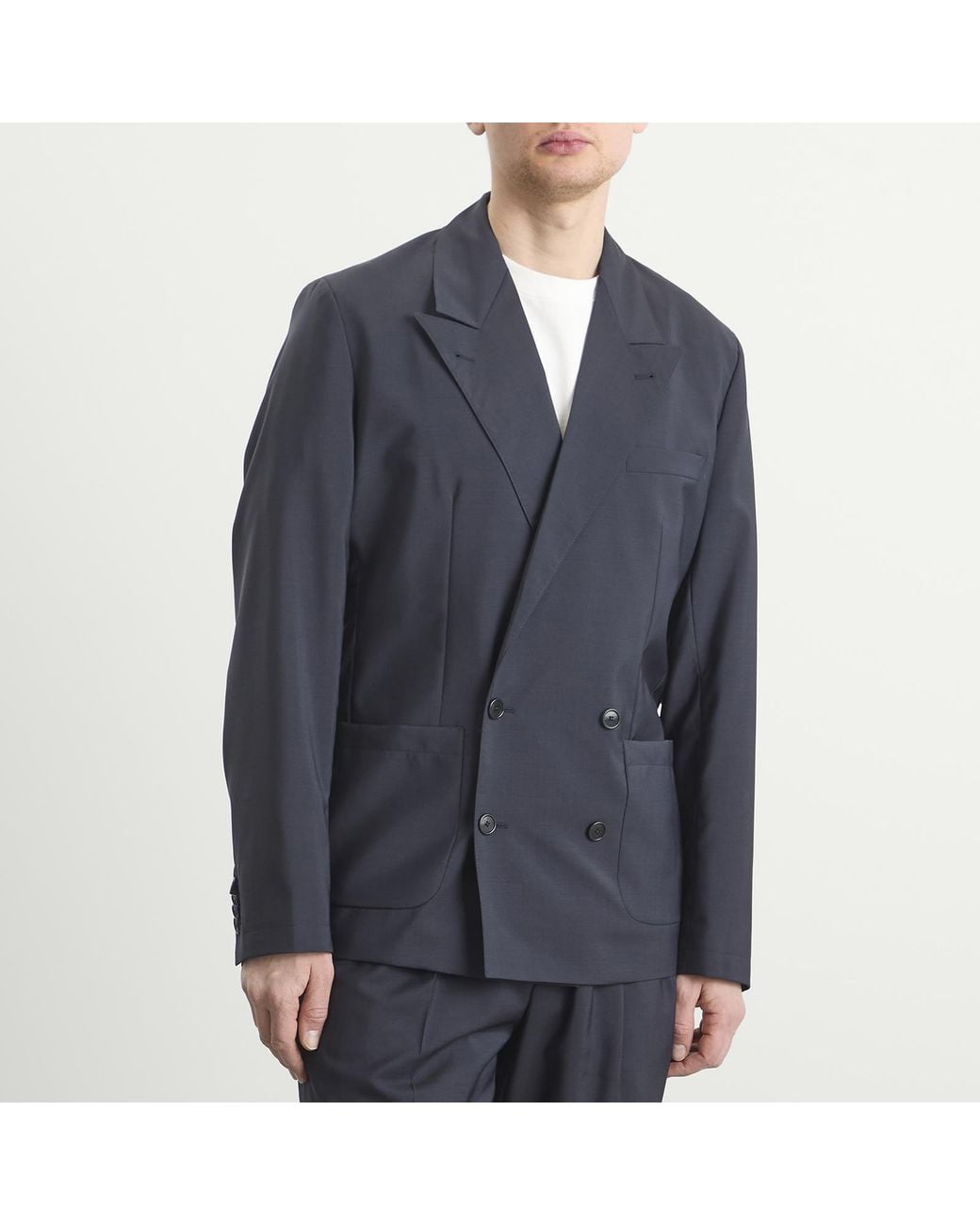 Carter Young Blue Kirk Unstructured Blazer for men