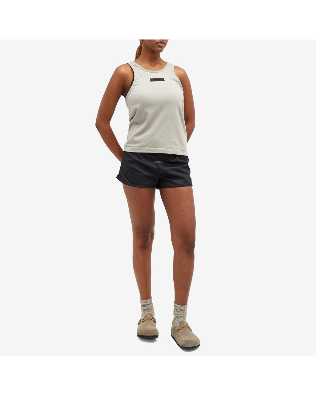 Adidas x FOG Adidas X Fear Of God Athletics Beckenbauer Short in Black Lyst