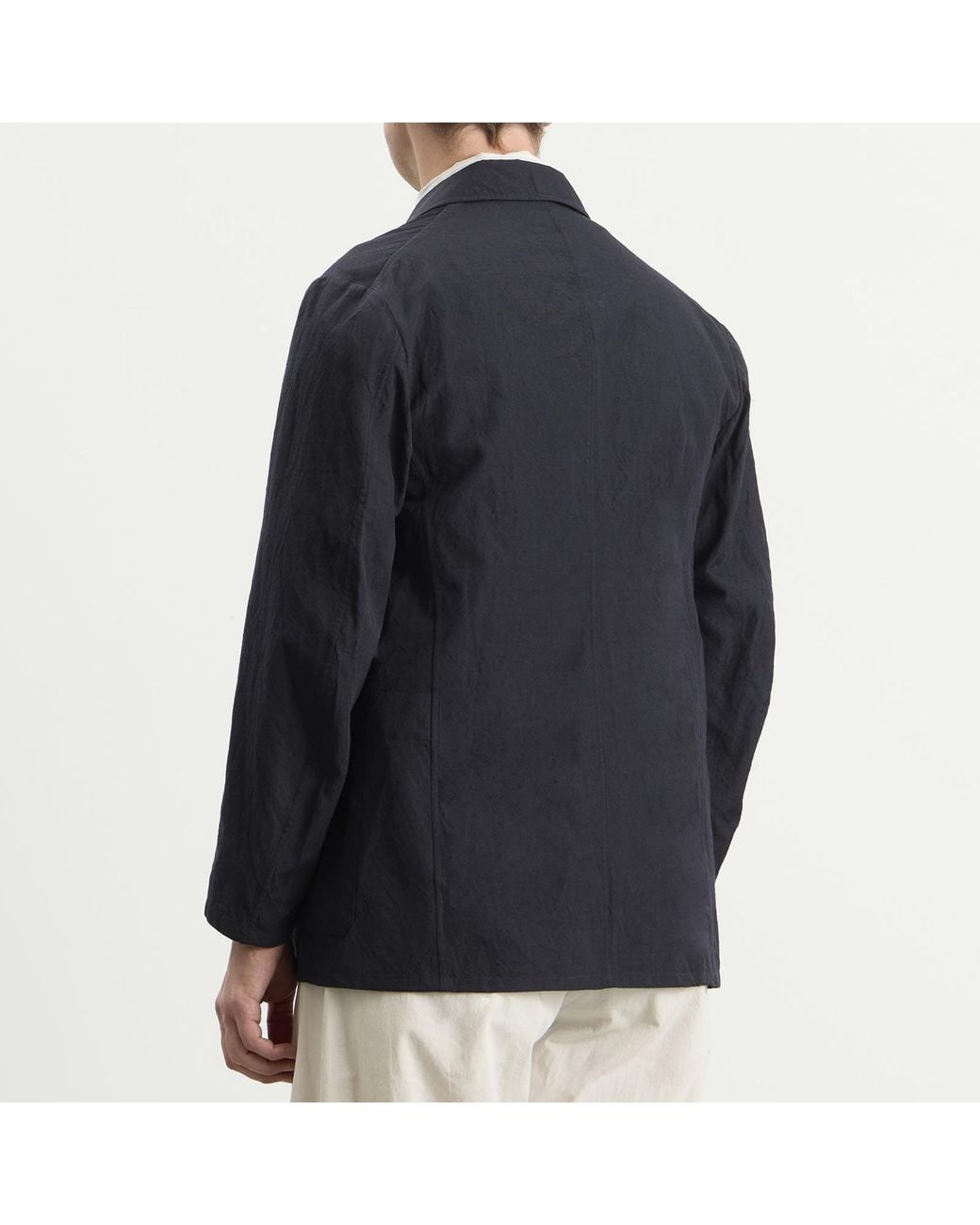 Kaptain Sunshine Black Wool Vintage Take Easy Jacket for men