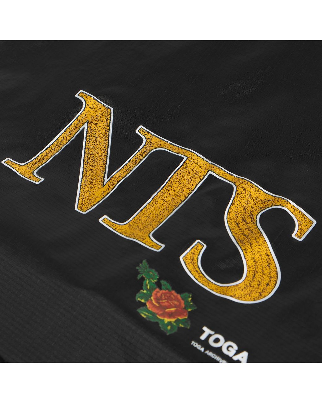 Toga Black Toga X Nts Drawstring Bag