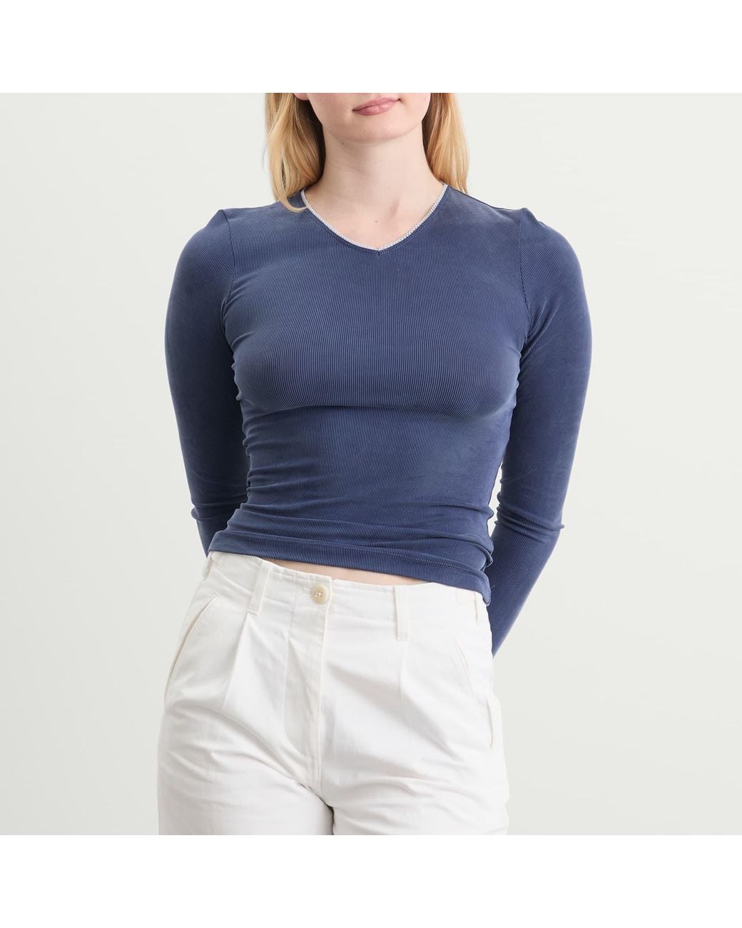 Fruity Booty Blue Second Skins V-Neck