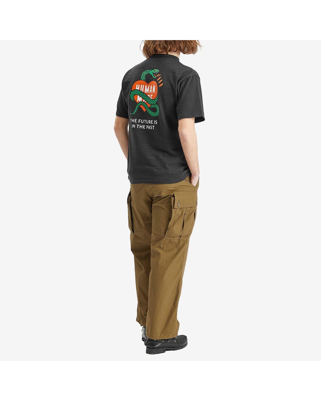 Human Made Snake T-Shirt in Black for Men | Lyst