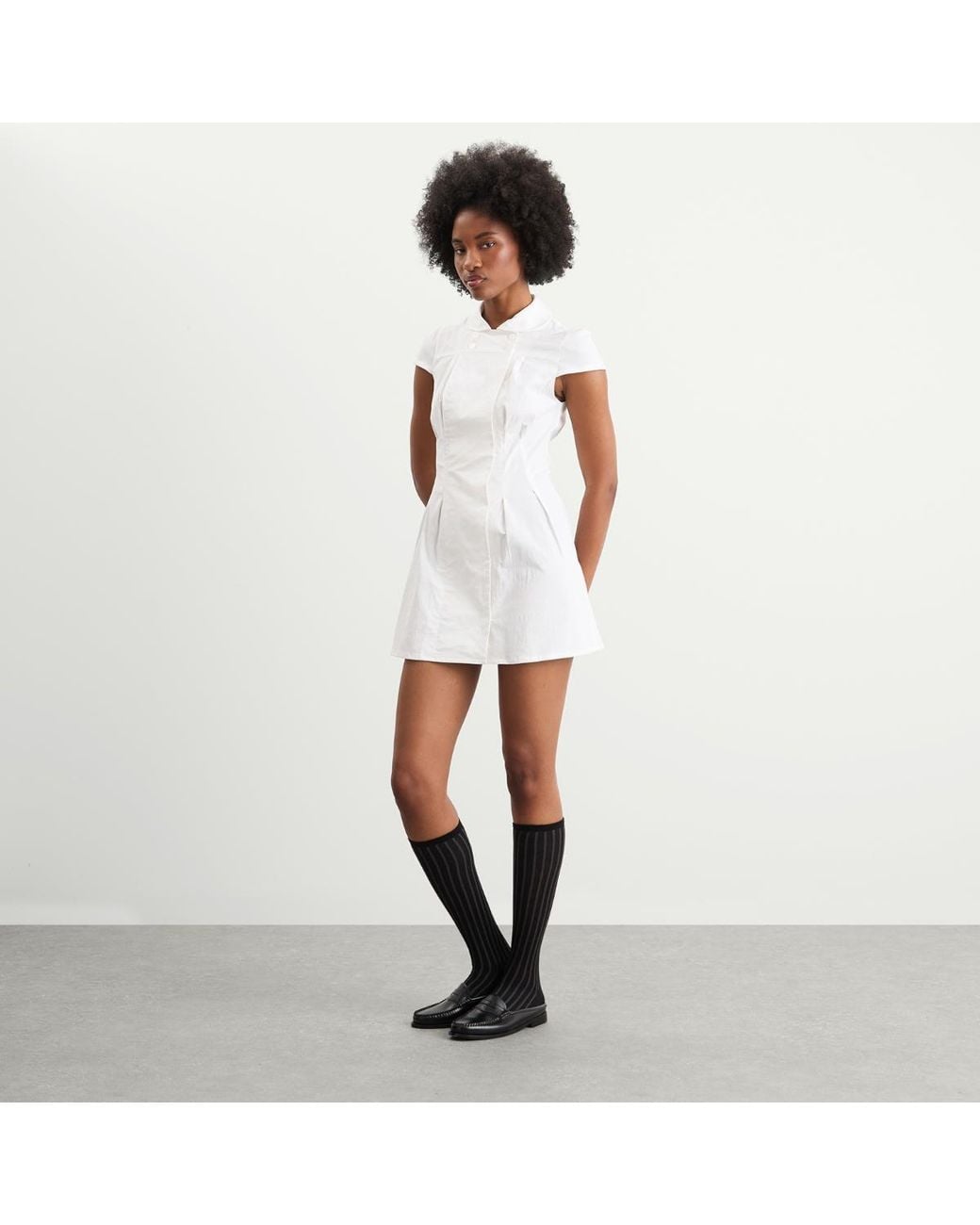 Peachy Den White Missy Dress
