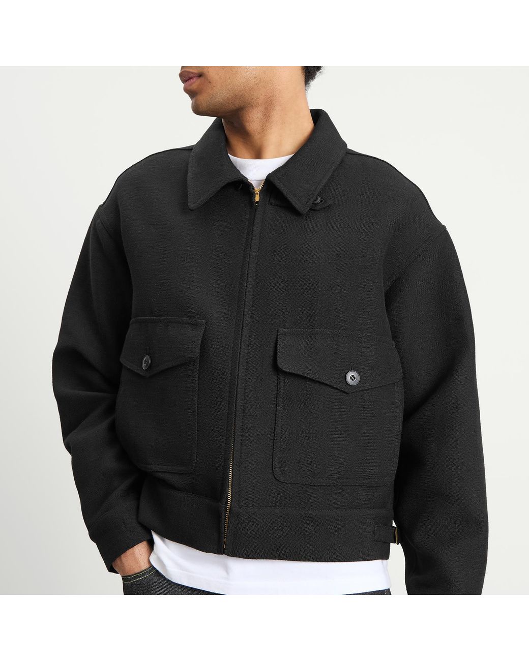 Visvim Black Langley Bomber Jacket for men