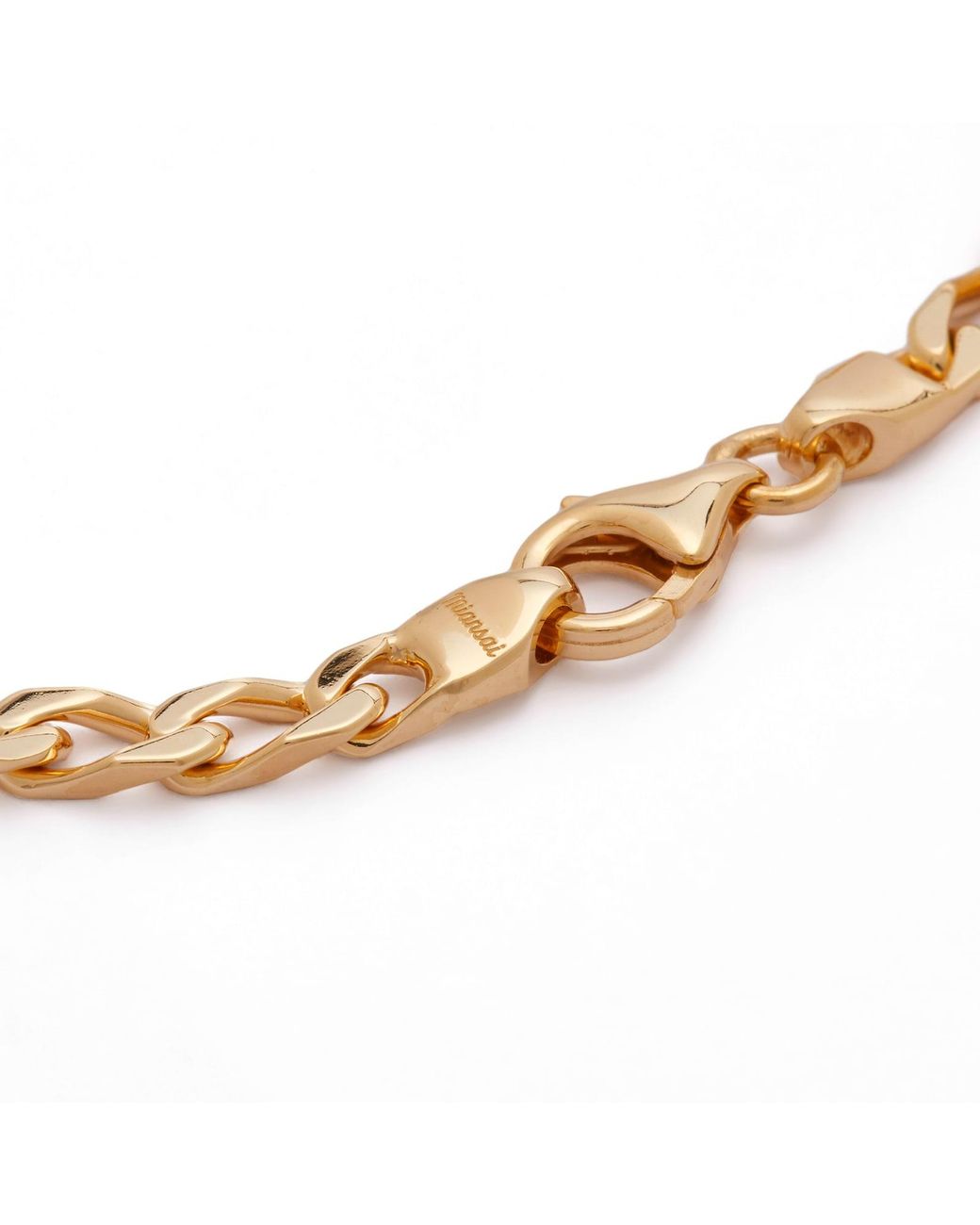 Miansai Metallic 4Mm Cuban Chain Bracelet for men
