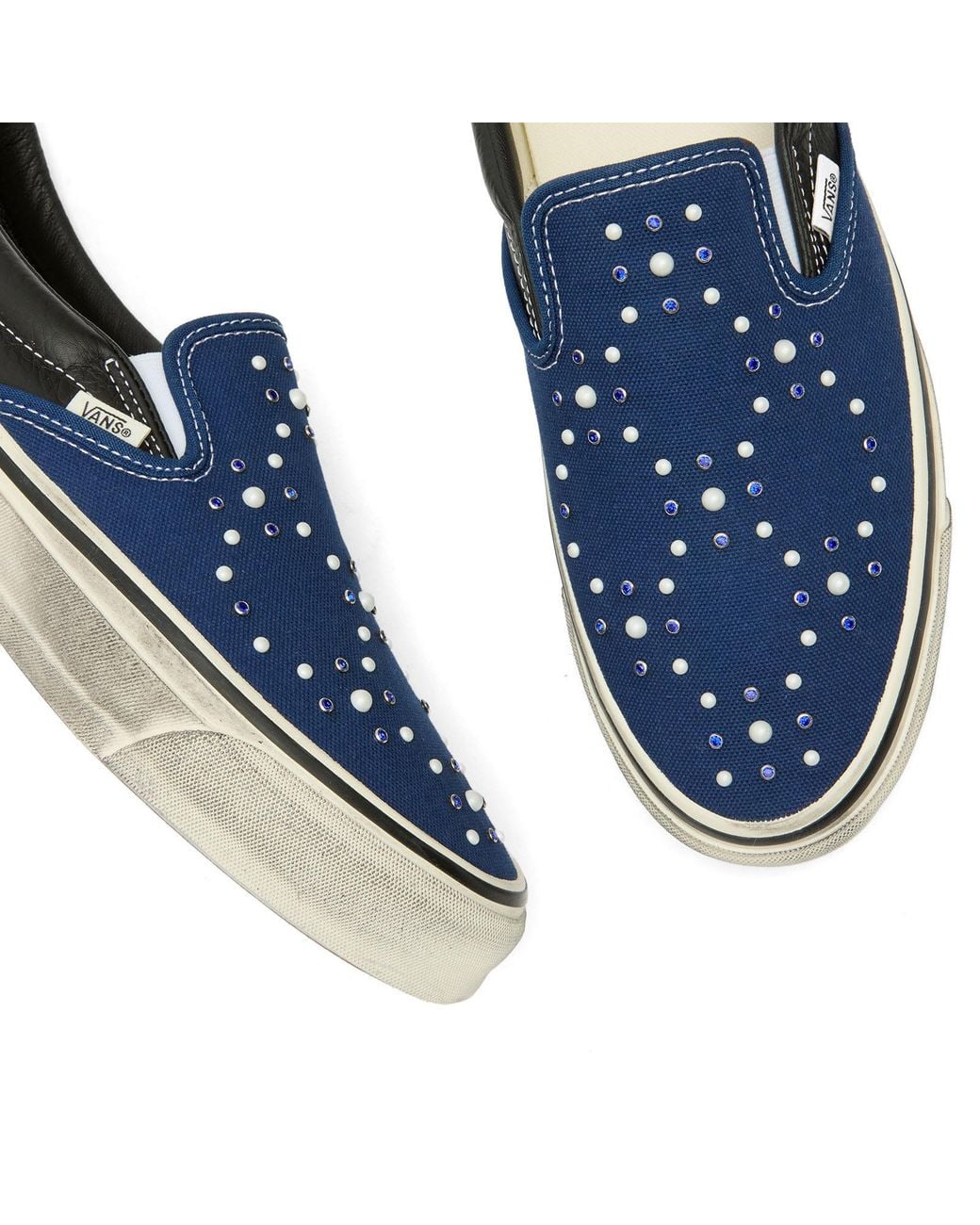 Vans Blue Lx Classic Slip-On 98 Sneaker