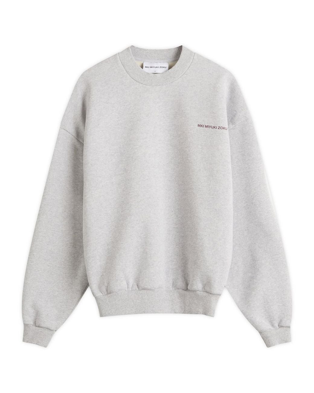 MKI Miyuki-Zoku White Uniform Crew Neck Sweatshirt