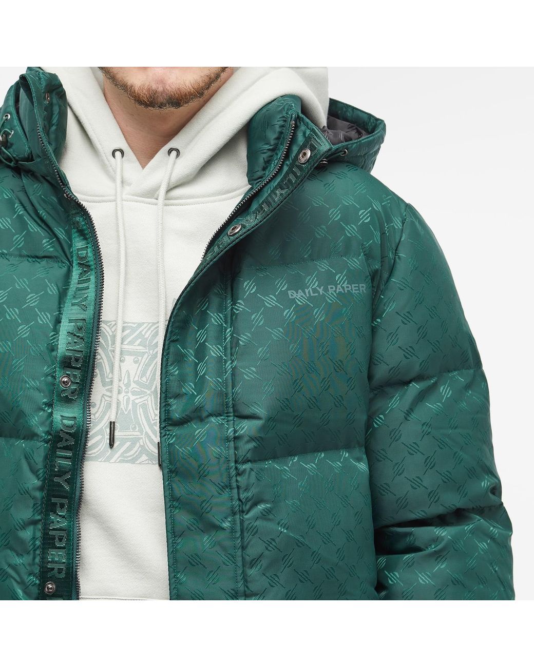 Daily Paper - Pine Green Ravan Puffer Jacket - Large