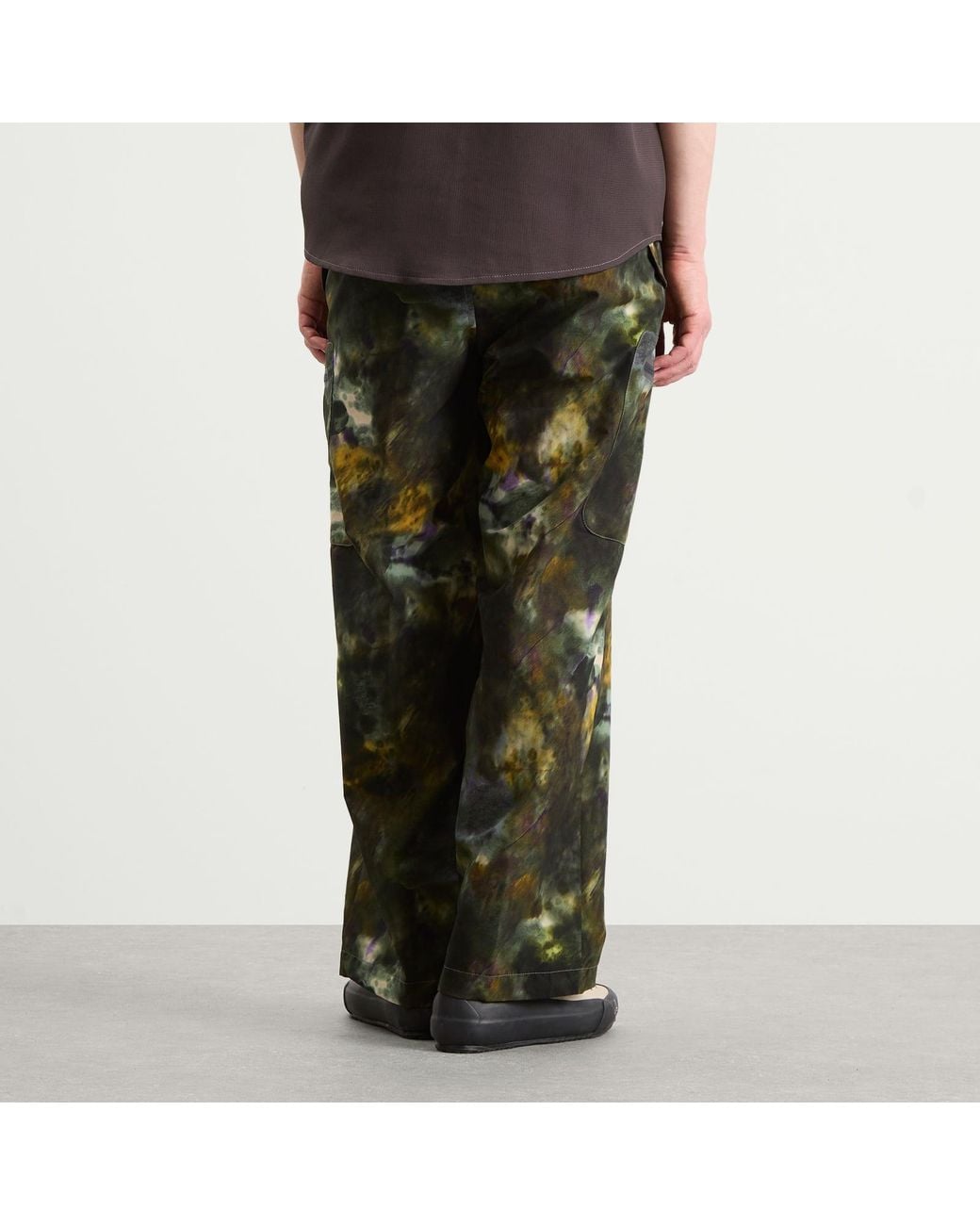 And Wander Green X Roa Printed Breathable Trousers for men