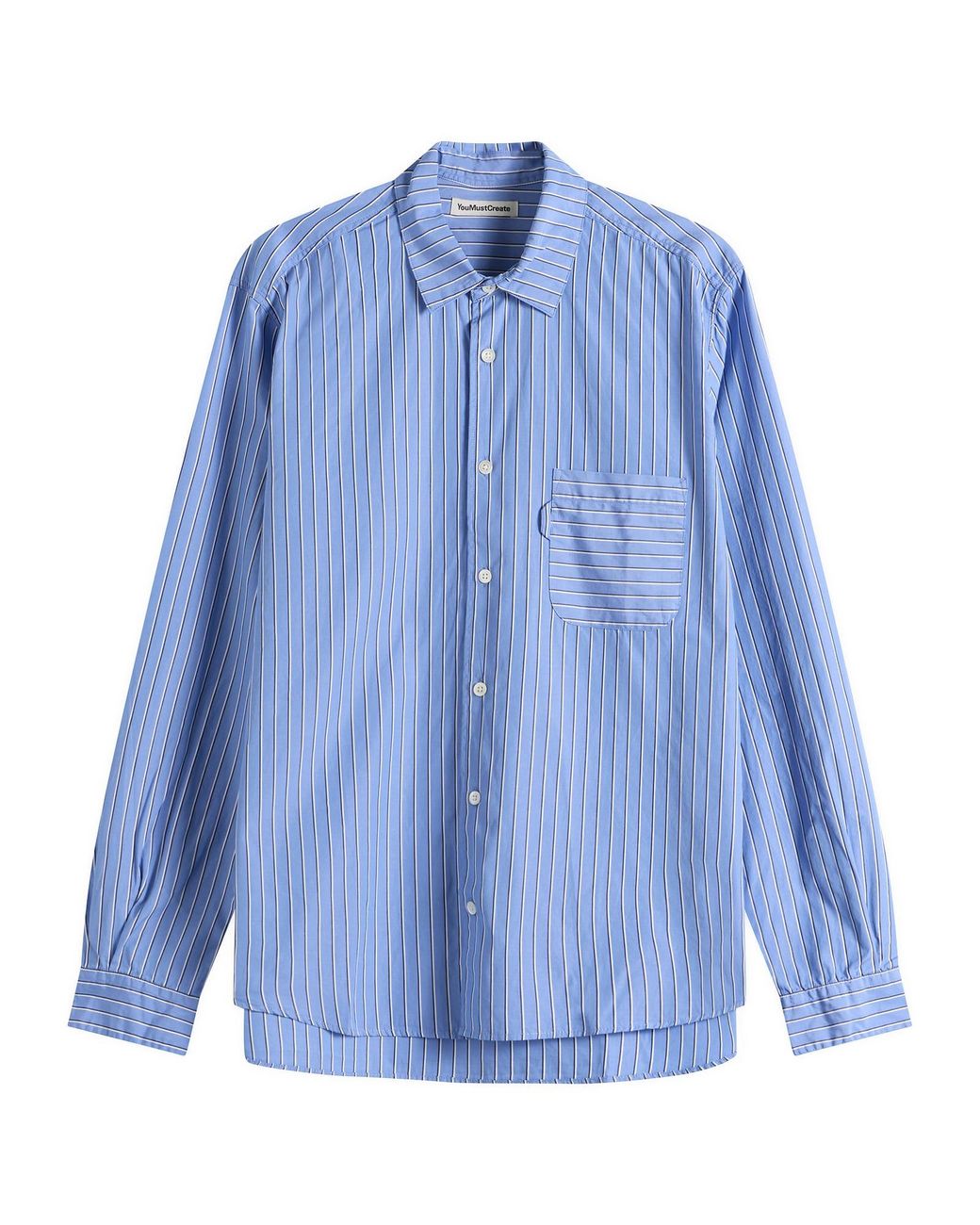 YMC Blue Curtis Shirt for men