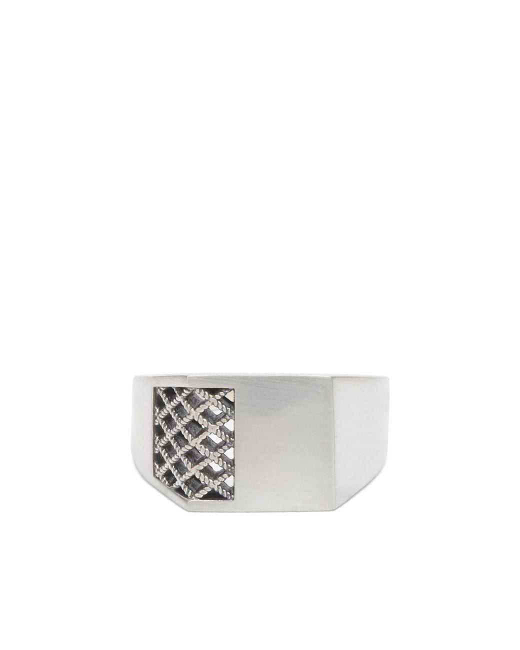 Serge Denimes White Traitors Ring for men