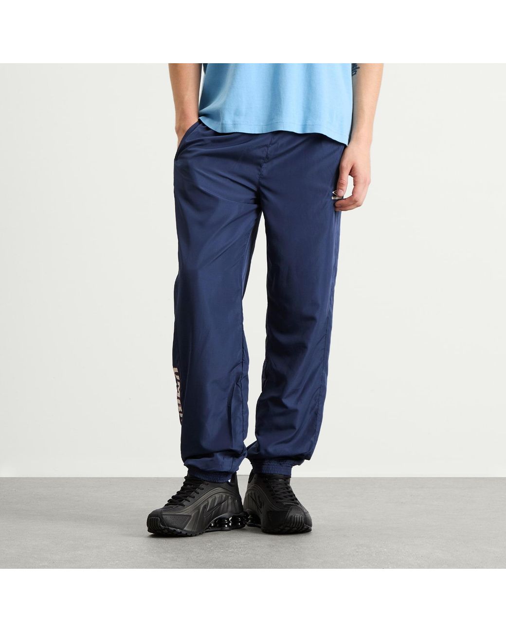 Umbro Blue Relaxed Track Pant for men