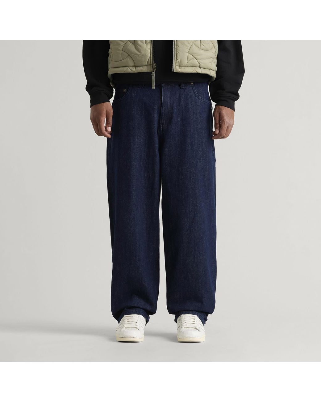Dime Blue Baggy Denim Pants for men