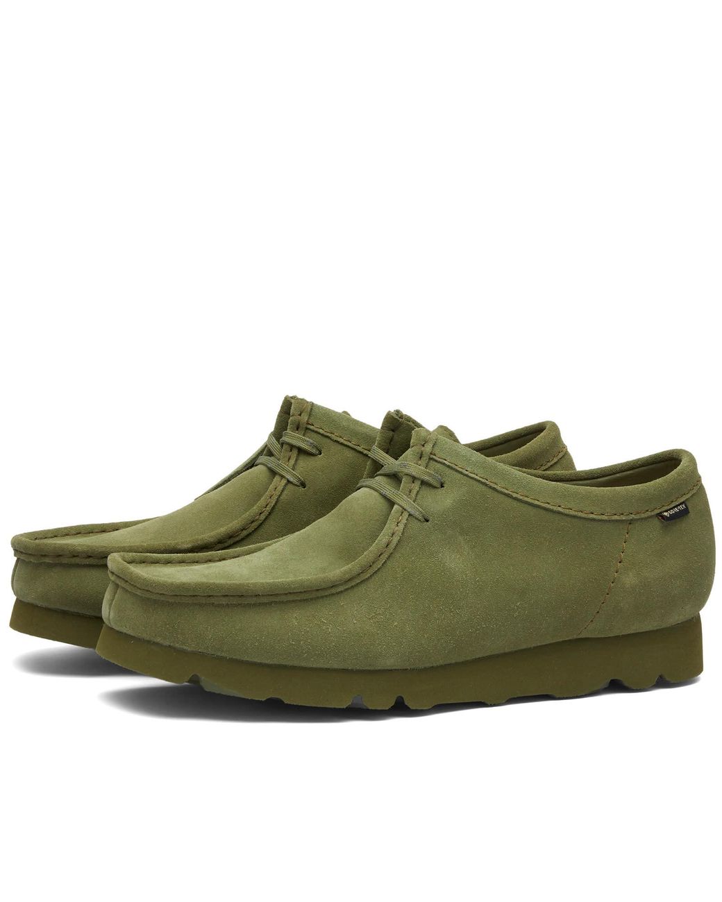 Clarks Wallabee Gore-Tex in Green for Men | Lyst Canada