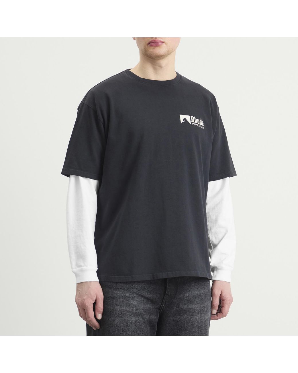 Rhude Blue Ramatuelle Intl Racing T-Shirt for men