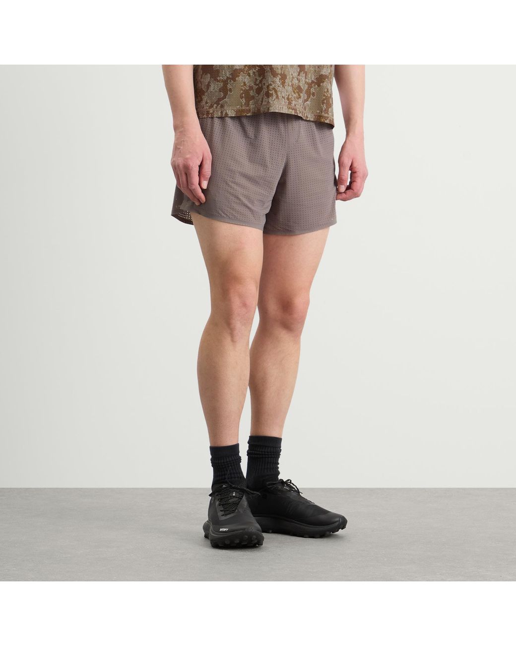 Satisfy Gray Space-O 5 Shorts for men
