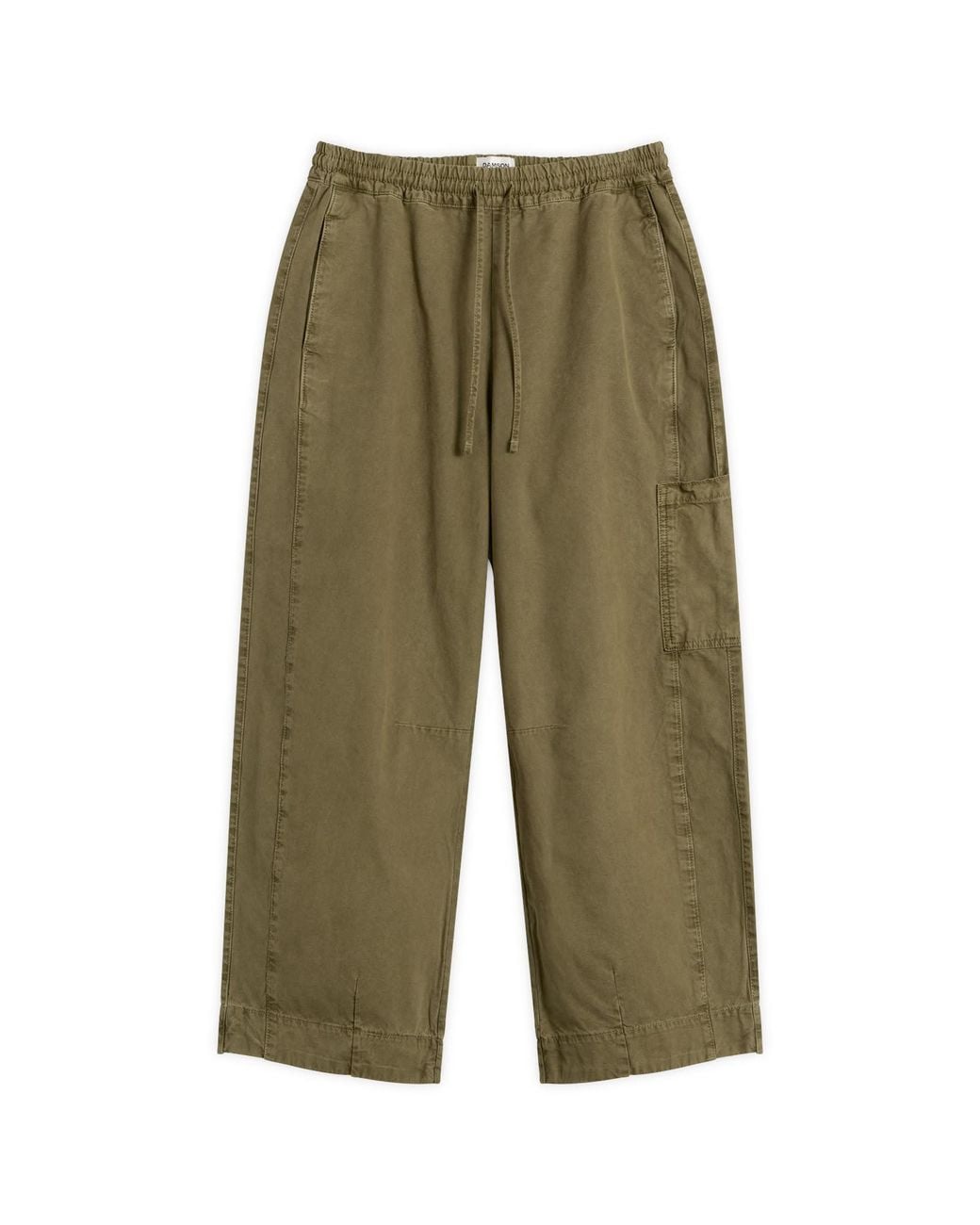 Damson Madder Green Felix Twill Trousers